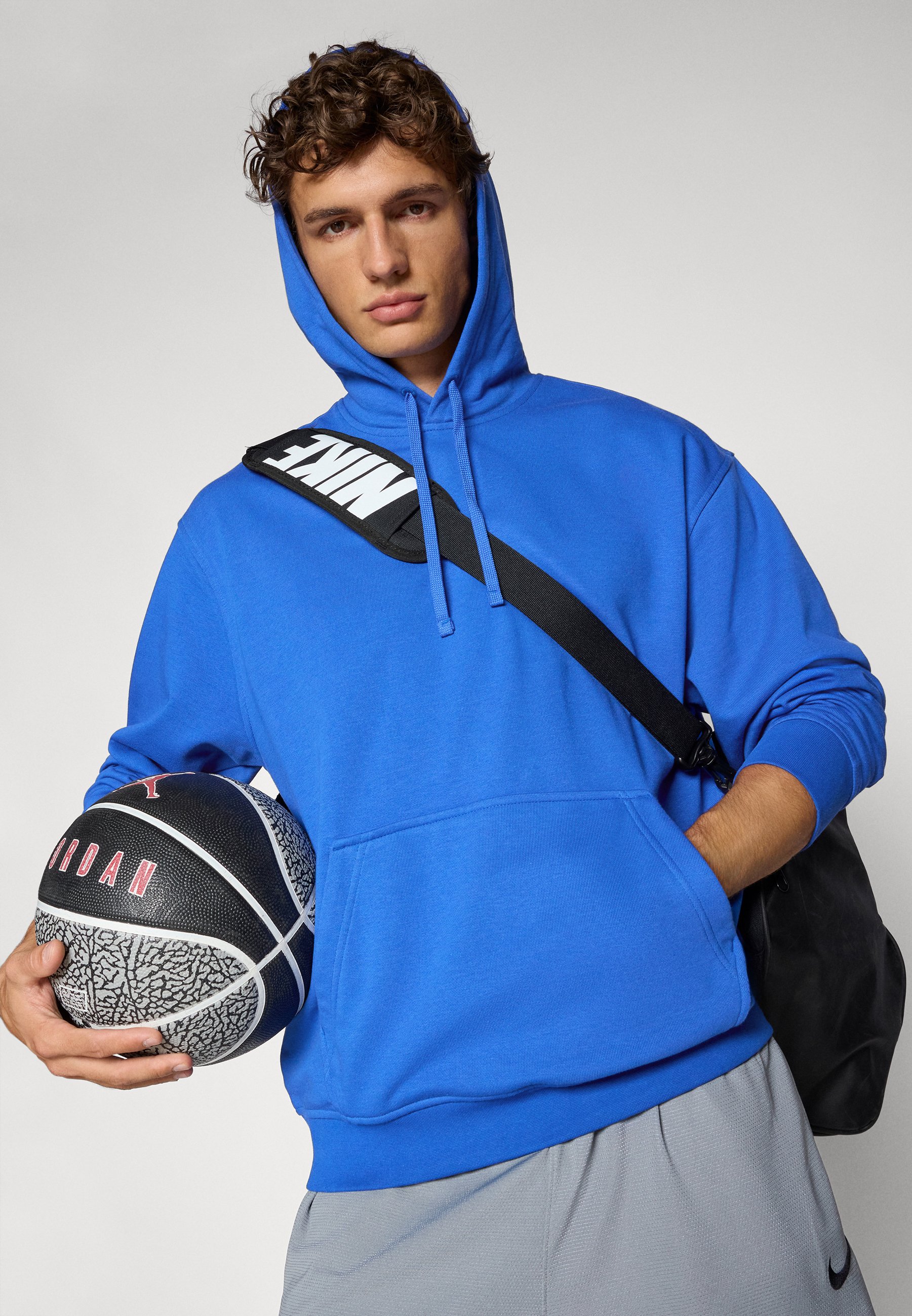 royal blue and black jordan hoodie