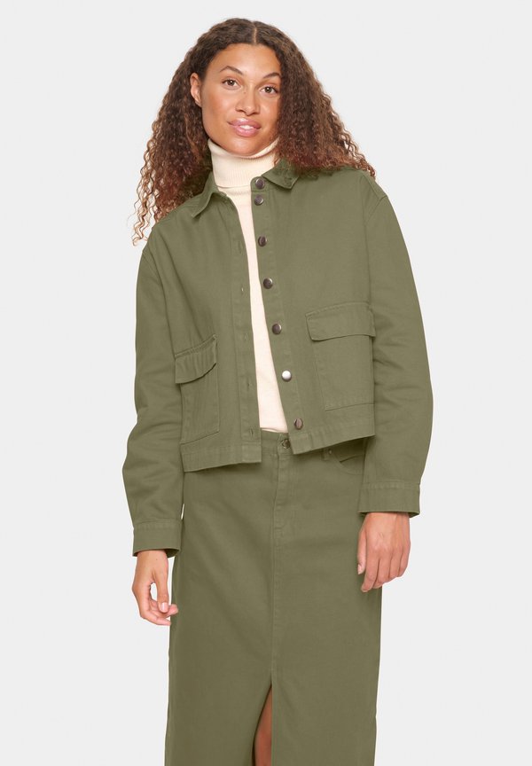 ILUSZ - Jeansjacke - musk