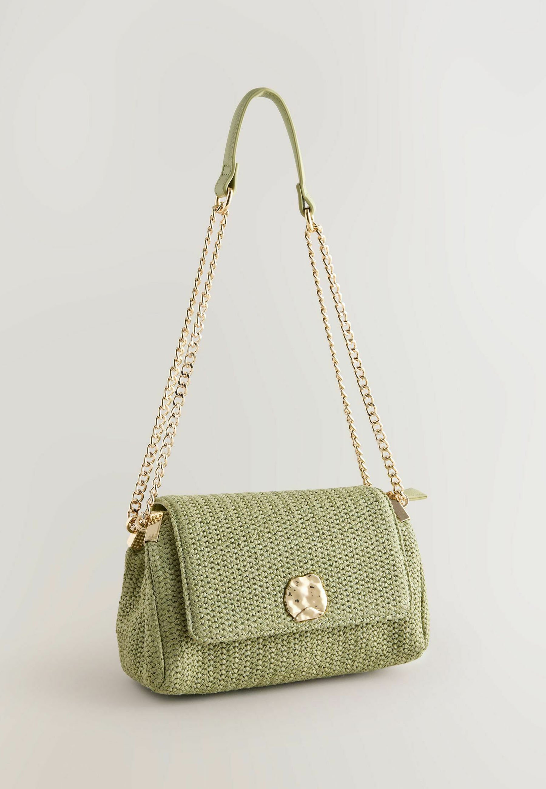 Kurt Geiger London FABRIC KENSINGTON BAG - Geantă de mână - beige