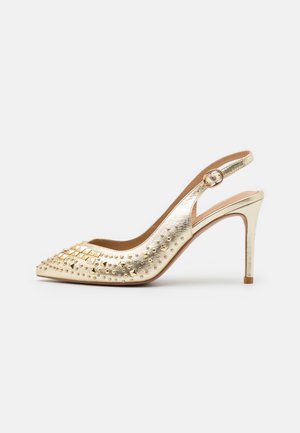 High heels - gold-coloured