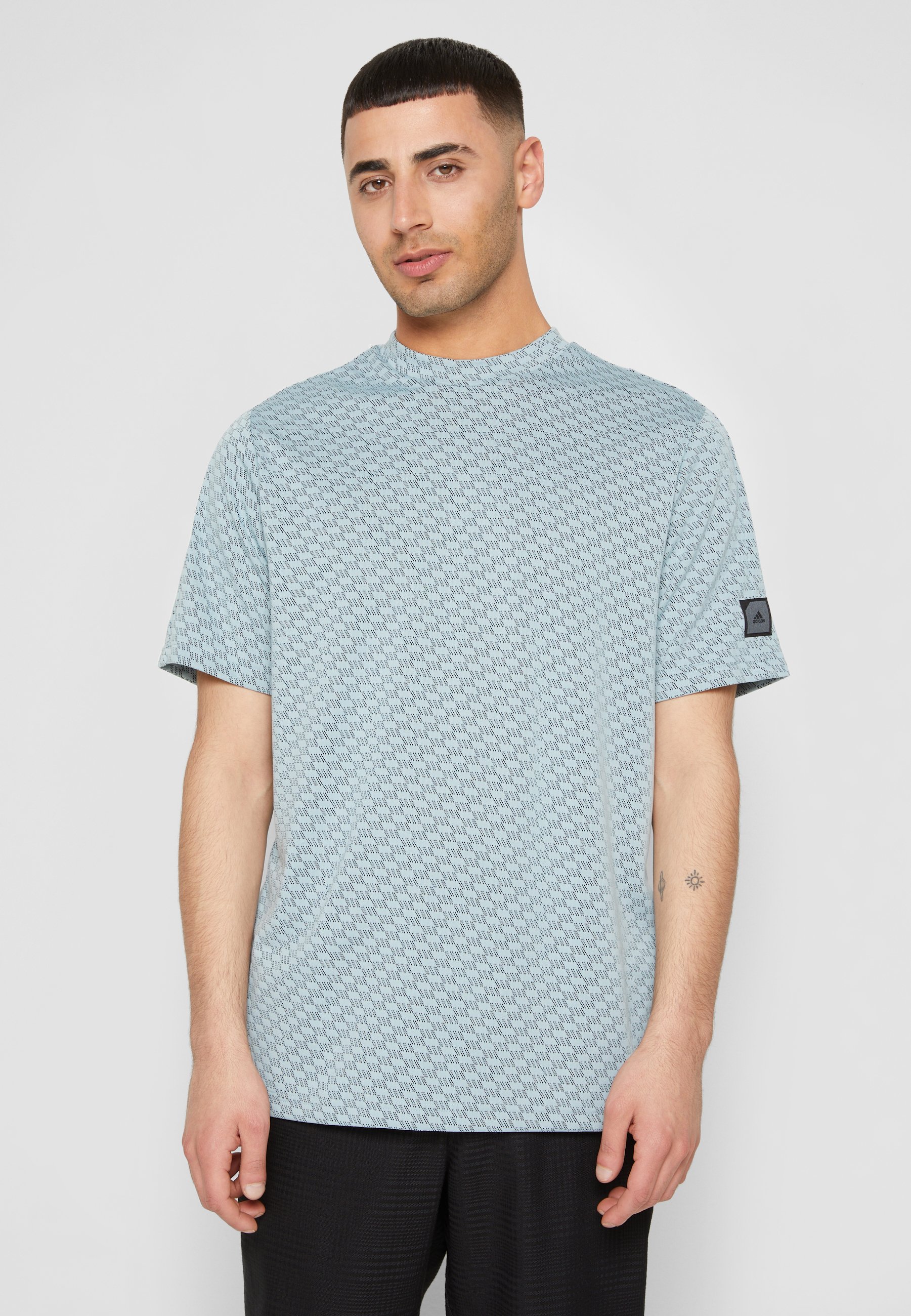 Adidas Adicross Mock Neck Polo Shirt Golf - Mens - Black - Sale
