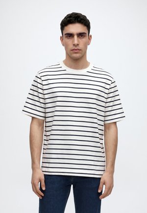 Abercrombie & Fitch, T-shirt imprimé - dark blue/white