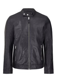 RACER - Chaqueta de cuero - schwarz