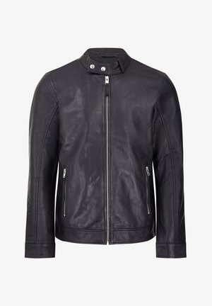 Bolongaro Trevor RACER - Leather jacket - schwarz