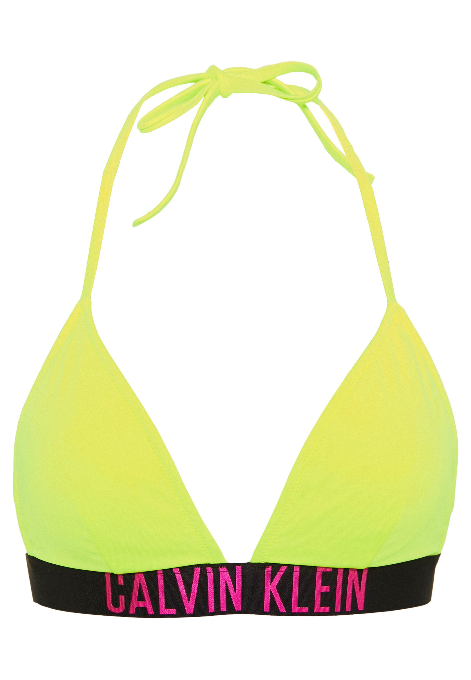 calvin klein intense power fixed triangle bikini top