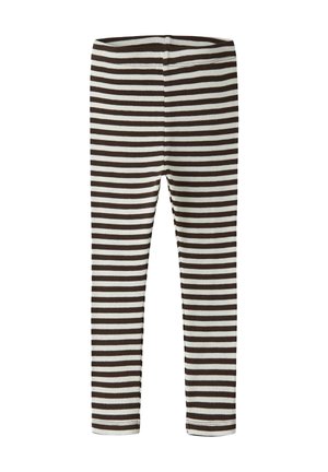 Name it, LEGGINGS RIB KNIT - Leggings - chicory coffee