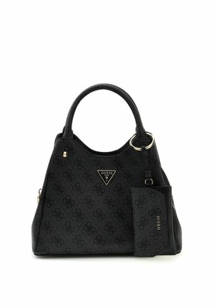 Guess, LORELLA LOGO GIRLFRIEND TOTE - Handbag - coal logo