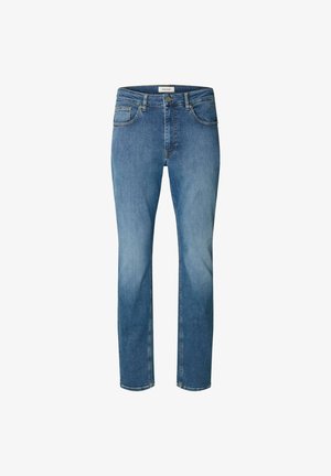 Selected, SLIM FIT JEANS 75 FLEX - Jean slim - medium blue denim