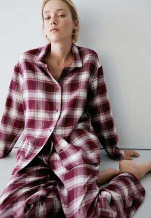 Mango, ADULT - Haut de pyjama - bordeaux
