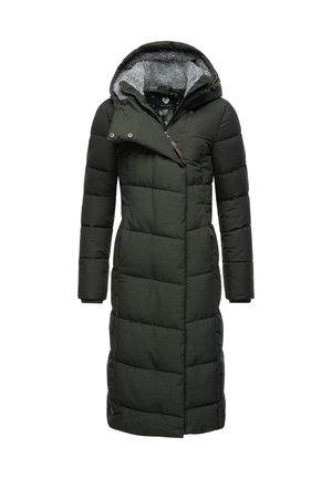 PAVLA - Zimný kabát - dark olive