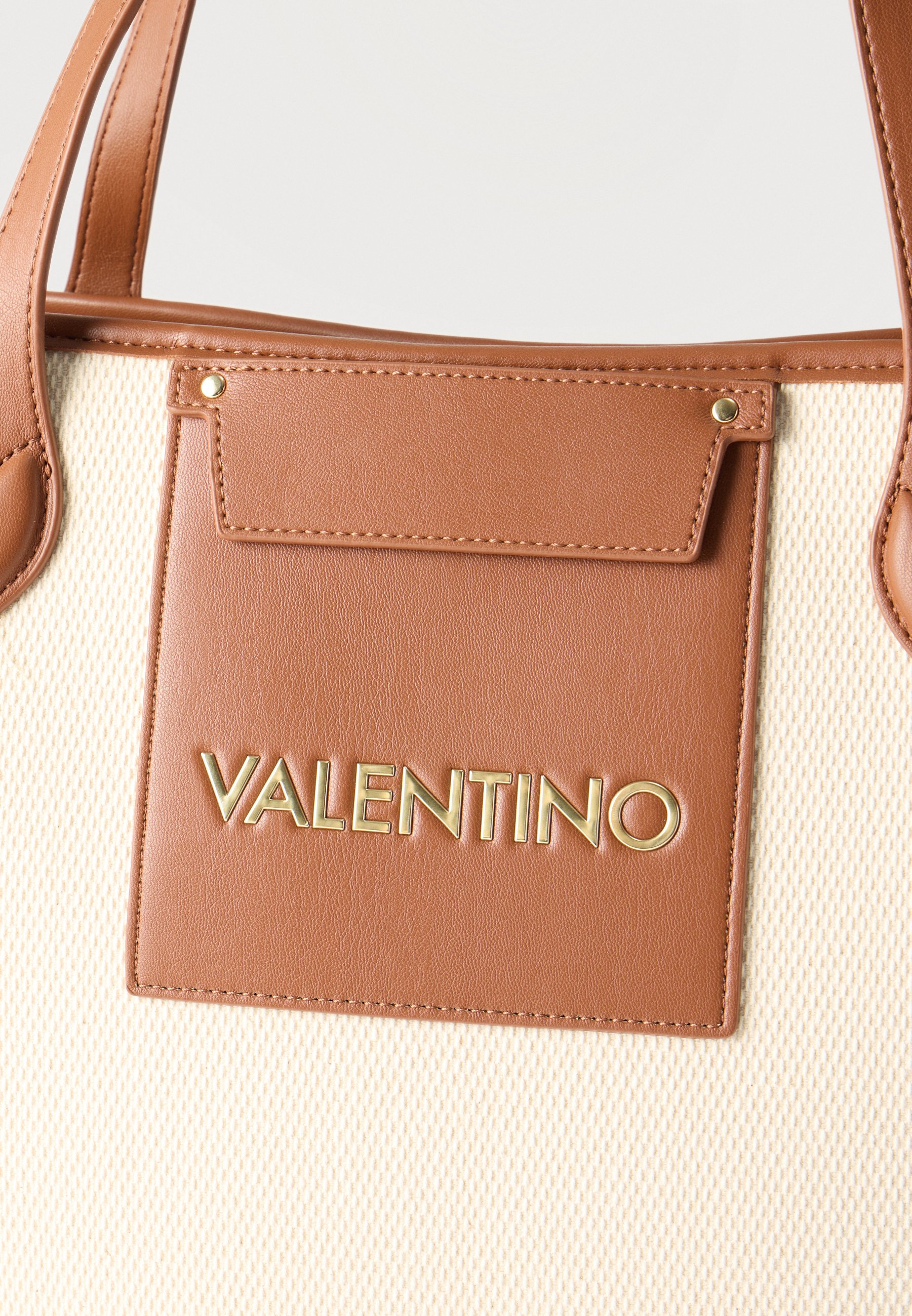 Valentino Bags ALEXIA - Geantă de mână - bianc/cuoi/alb - Zalando.ro