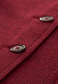 TOM TAILOR Strickjacke deep red melange/rot Zalando