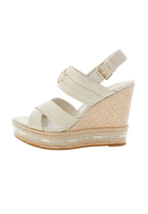 AYLIN - Espadrillot - beige metallic gold