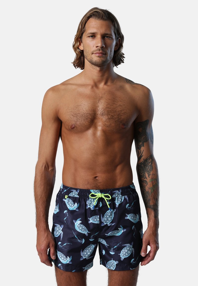 North Sails MIT OZEAN PRINT Zwemshorts mischfarben/blauw Zalando.nl