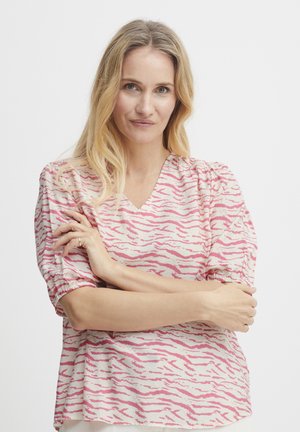 FRNITA - Bluse - camellia rose aop ms struct