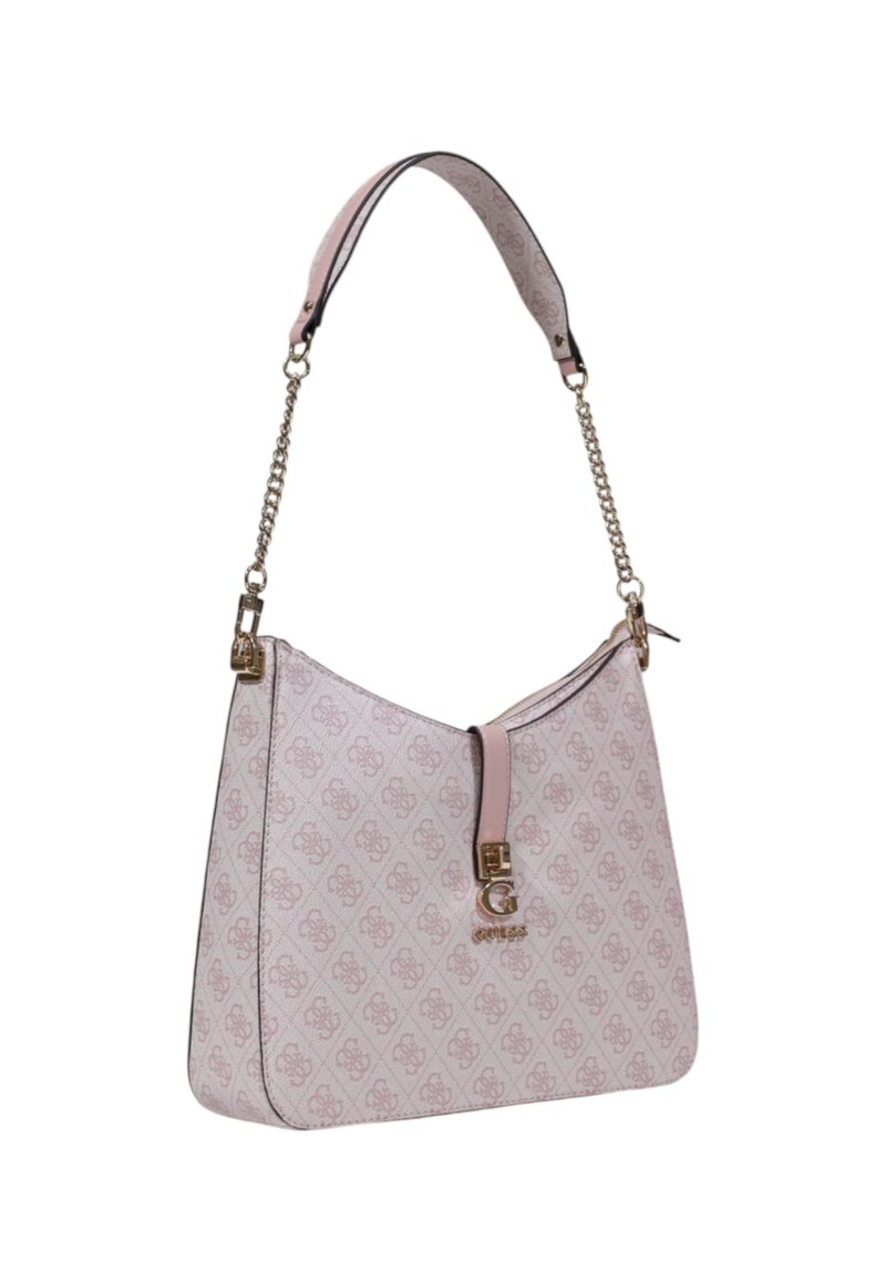 Sac à Main Guess Medium - Cuir Synthétique Rose Brillant - Neuf Avec étiquettes - Livraison Gratuite