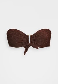 SWIM BANDEAU BRIE - Bikini top - dark brown