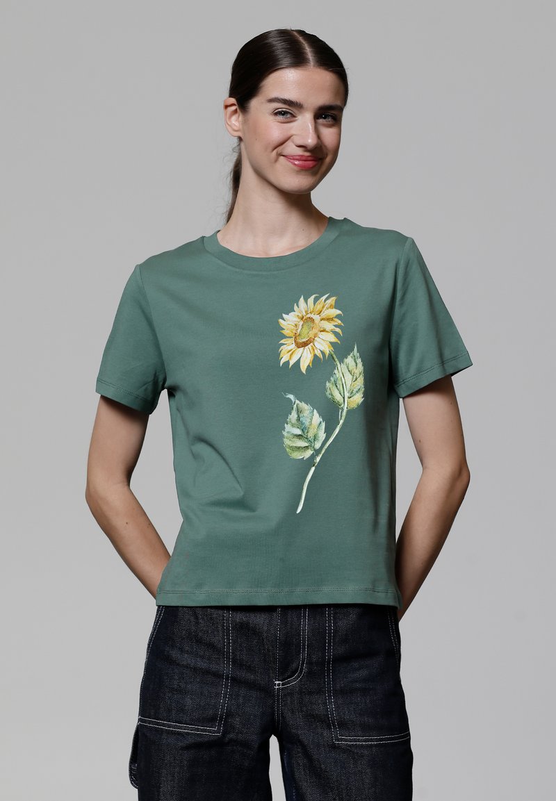 watapparel SONNENBLUME - T-shirt print - green bay