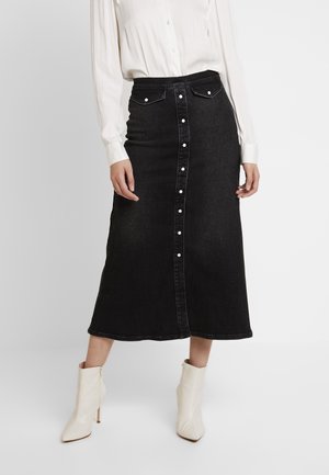 Denimnederdele - black