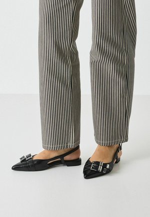 Slingback ballerina´s - black
