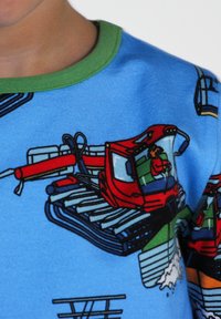Småfolk Pikkade varrukatega topp - alaskan blue