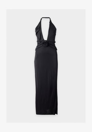 ADRIANA DEGREAS, NAUTILUS PLUNGE DRESS - Vestito lungo - black