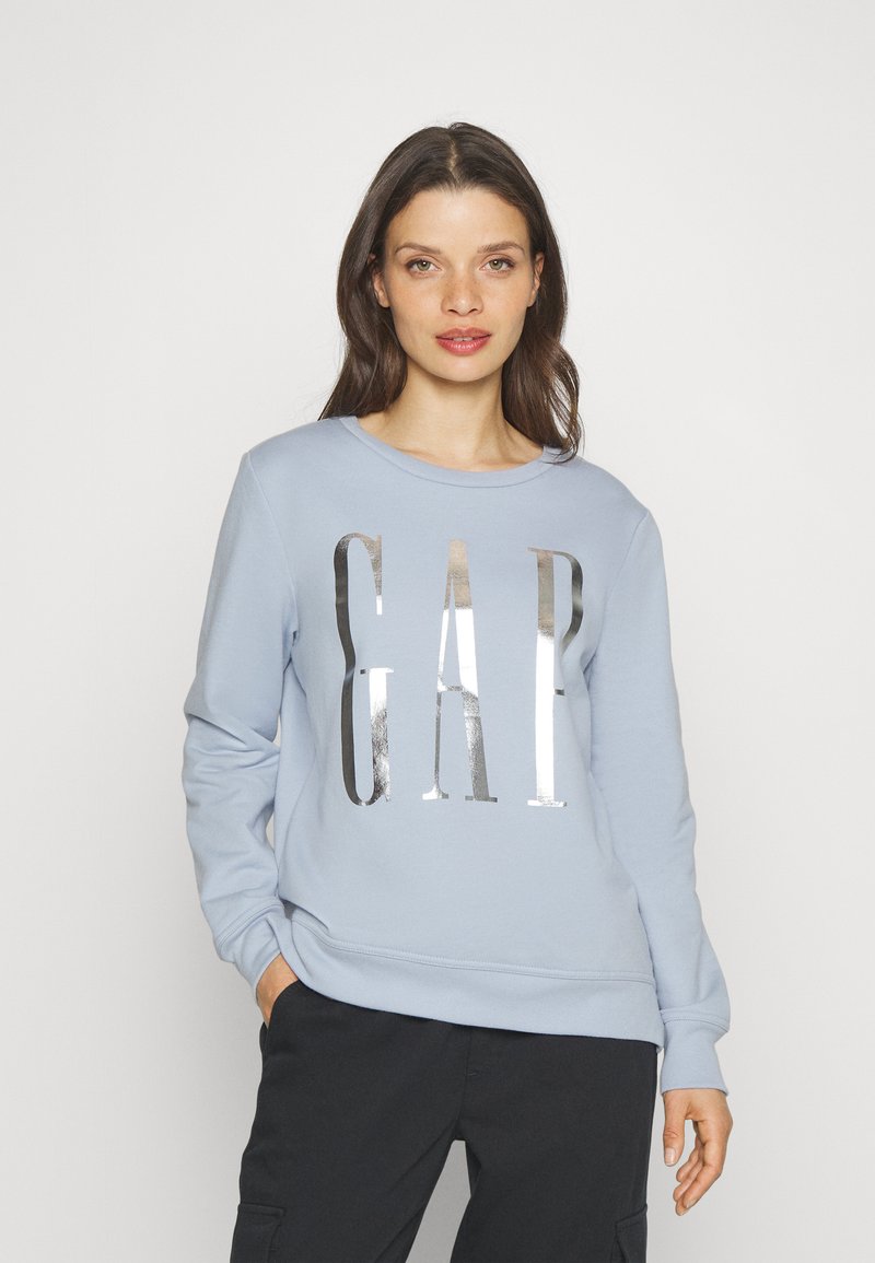 GAP Petite CREW - Sweatshirt - ice blue shine/hellblau-meliert - Zalando.ch