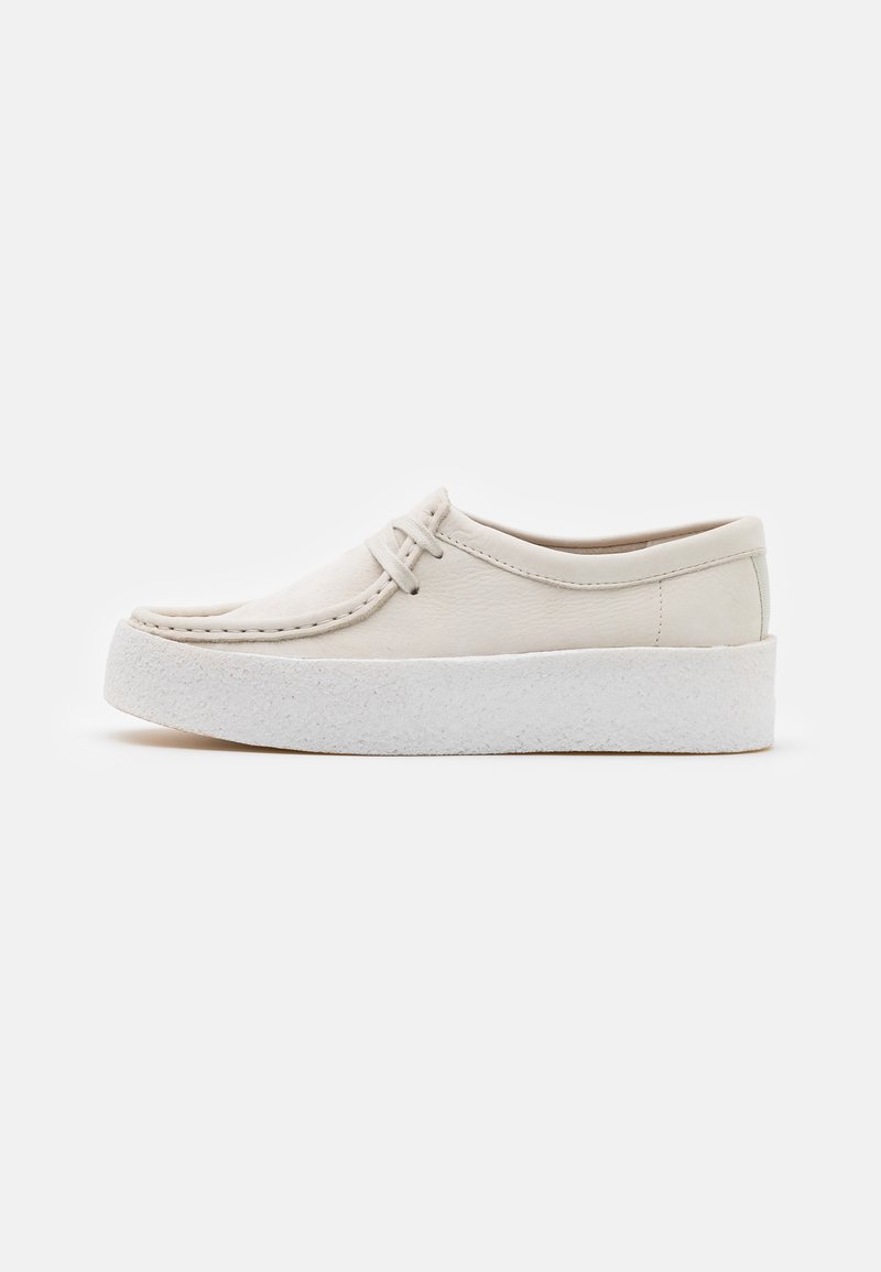 Damen Halbschuhe | Clarks Originals WALLABEE CUP Sportlicher Schnürer white/weiß - HS08658 Damen Halbschuhe | Clarks Originals WALLABEE CUP Sportlicher Schnürer white/weiß - HS08658