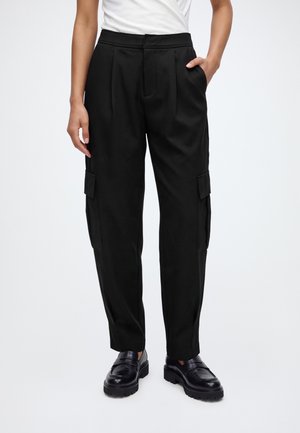 ONLY, ONLALPHA BARREL CARGO PANT - Pantalon cargo - black