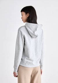 GANT SCRIPT HOODIE - Sweatshirt - light grey melange