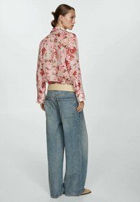 Mango Bluza z gumbi - pink