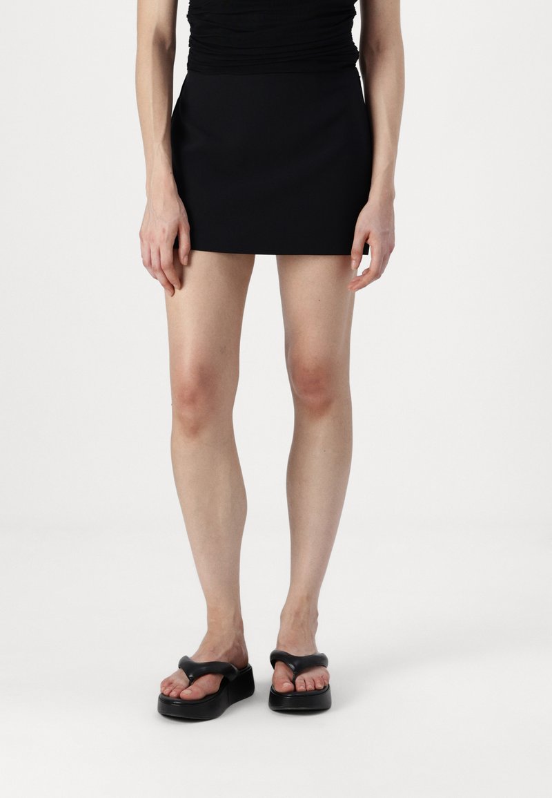 Abercrombie & Fitch MINI - Minijupe - black beauty