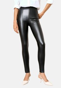 PETITE FIT  - Tamprės – kelnės - black