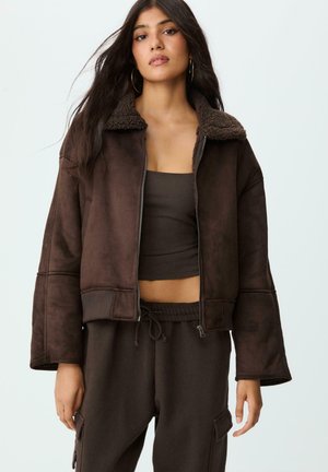 Overgangsjakke - dark brown
