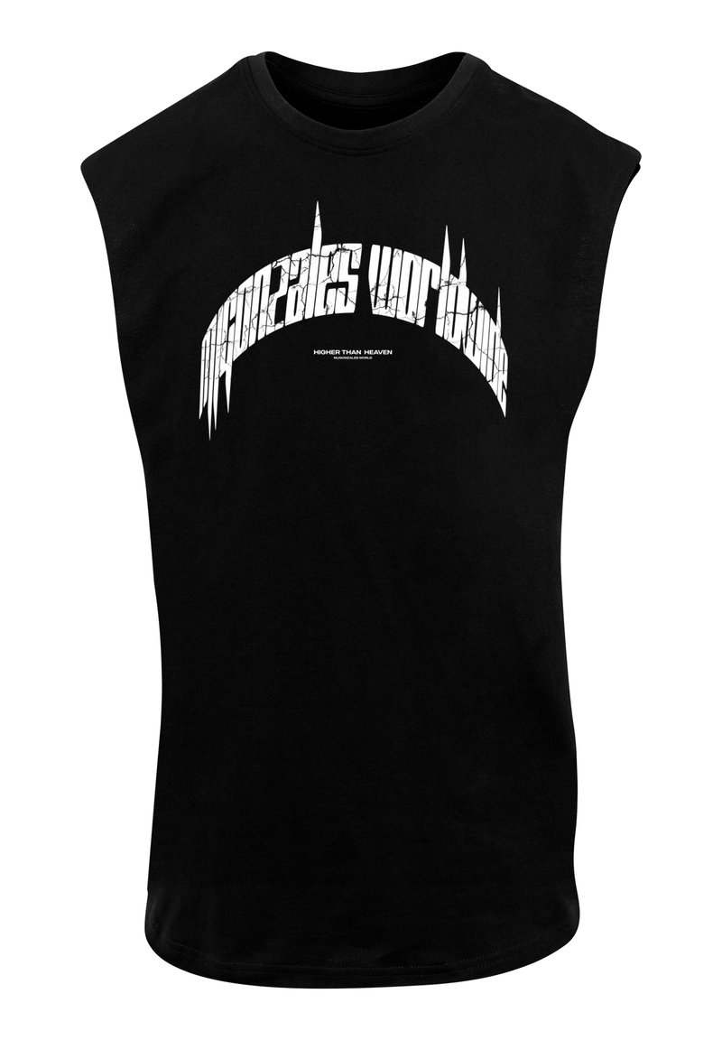 MJ Gonzales HIGHER THAN HEAVEN SLEEVELESS Top black/černá Zalando.cz