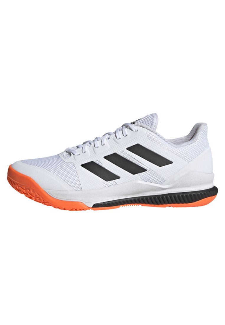 adidas Performance STABIL BOUNCE SHOES - Scarpe da pallamano - white/black/orange  - Zalando.it