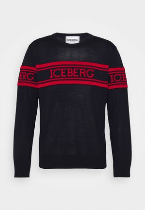 MAGLIA GIROCOLLO - Jumper - blu classico
