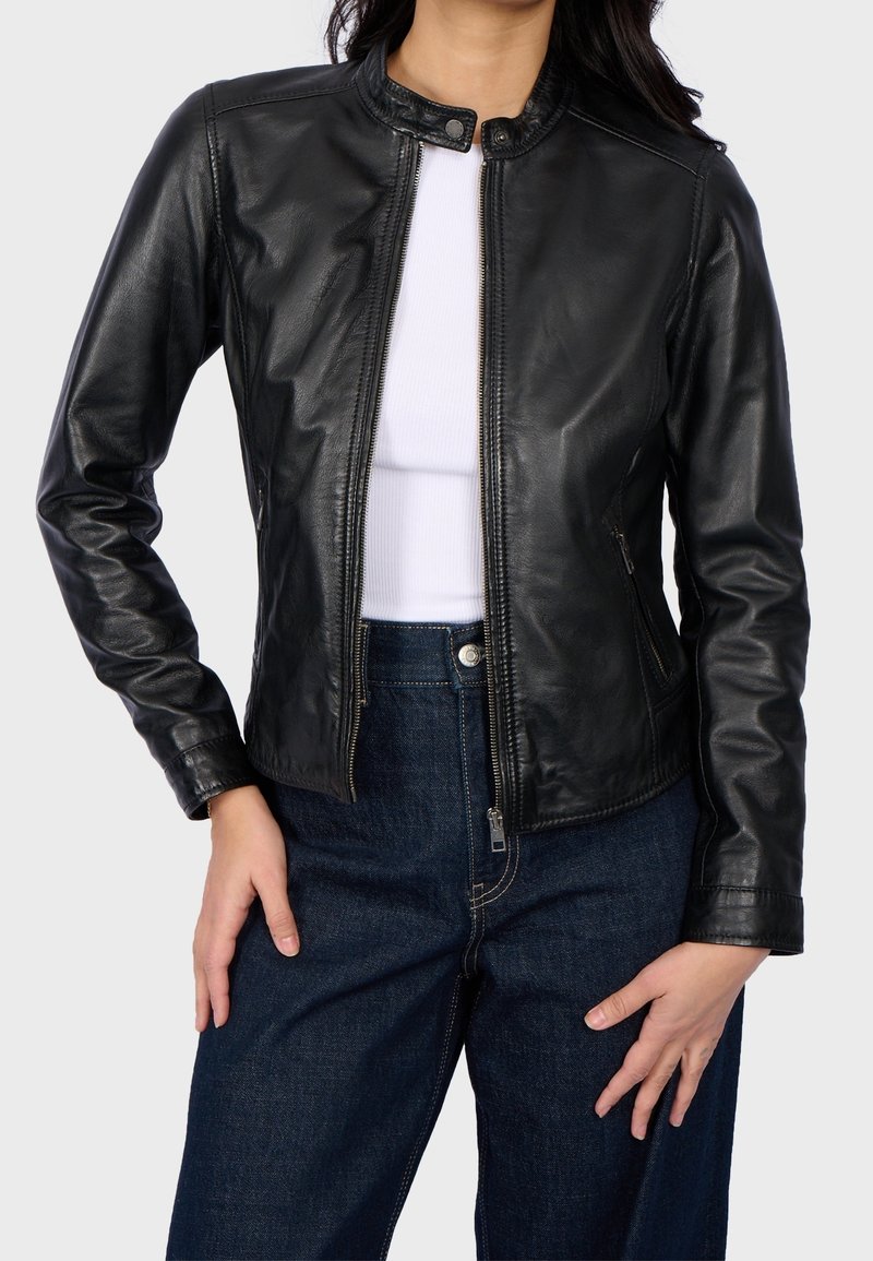 Oakwood Lederjacke - black
