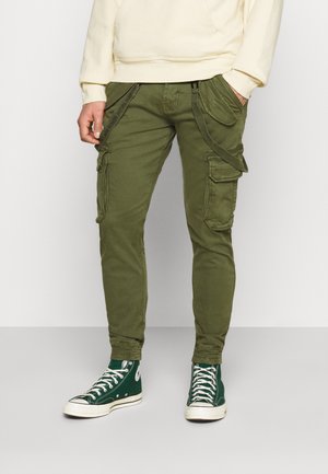 UTILITY  - Cargo trousers - dark olive