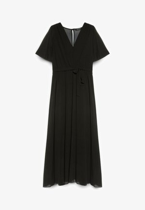 Fiorella Rubino, VESTITO DREAM CON SCOLLO A V - Robe longue - nero