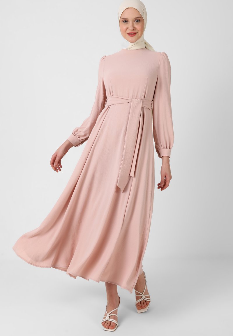 chinese dress ladies AISWI Maternity Tie Front Dress A Line Long Sleeve V Neck Flowy Pregnancy Maxi  Dresses for Baby Shower Casual 2025 Fall, Dusty Pink, Small at Amazon  Women's Clothing store