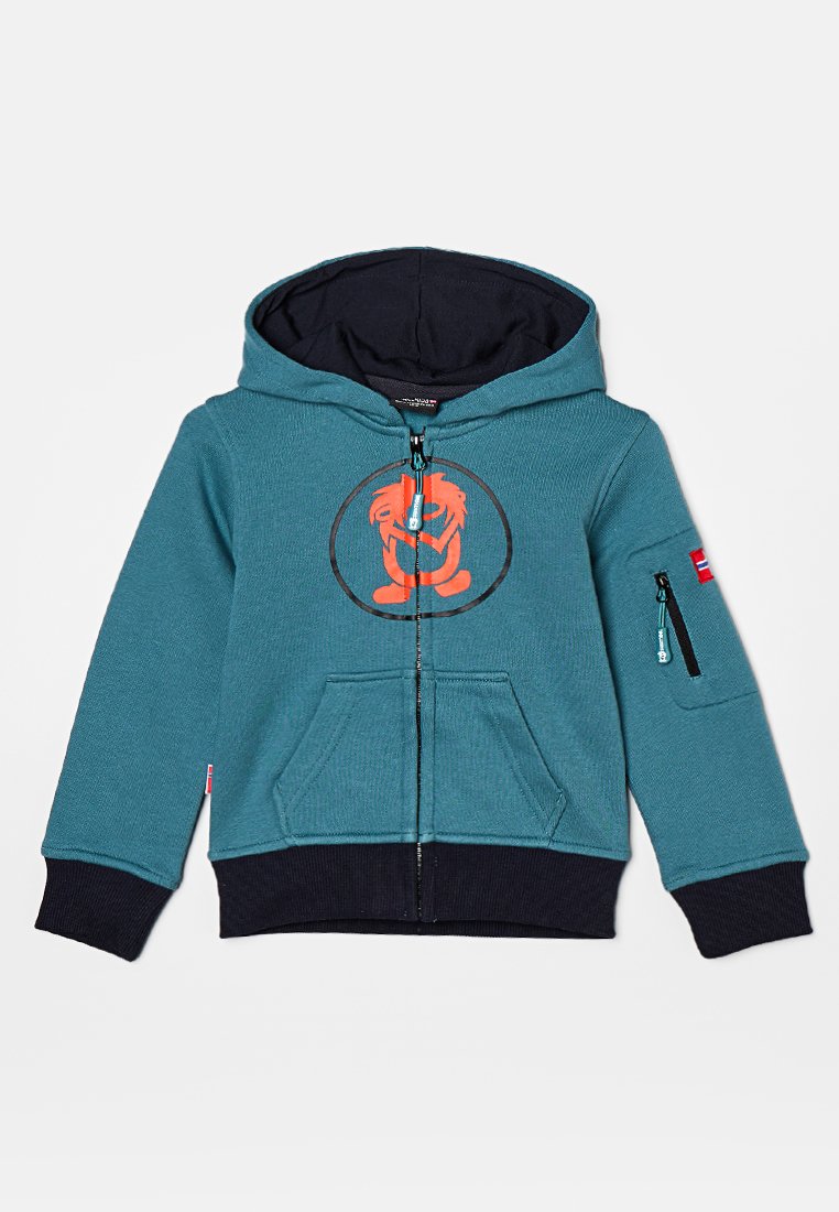 Trollkids Sweater met rits blauw Trollkids Sweater met rits blauw