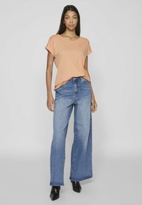 VILA VIDREAMERS NEW NOOS - T-shirt basic - shell coral