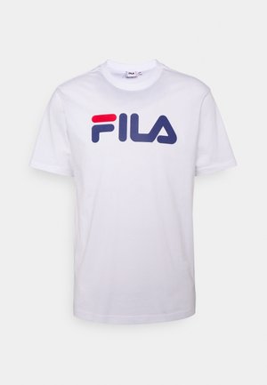 Fila BELLANO TEE - T-shirt con stampa - bright white