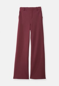 ADAPTIVE WIDE LEG PANTS - Hlače - bordeaux
