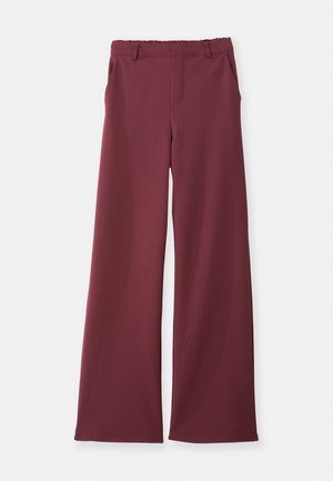 A-AF-AW22-A002-J / AN6_SS21_2-1-A_002 / ADAPTIVE FLARED LEG BUSINESS PANTS / 802 - BLACK - Hlače - bordeaux