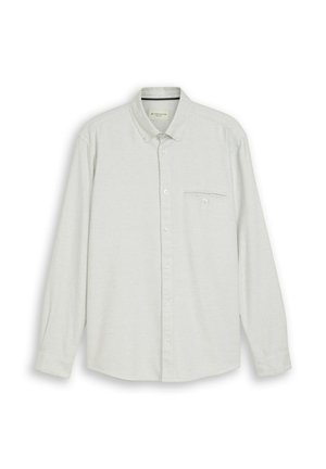 TOM TAILOR, STRUCTURED SHIRT - Hemd - white based green structure