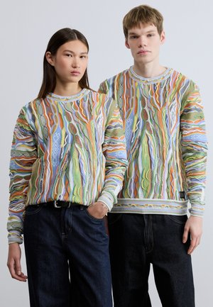 3D UNISEX - Πουλόβερ - white/multicolor