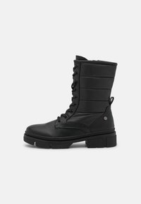 XTI Botines con cordones - black