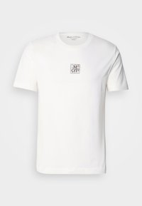 SHORT SLEEVE CREW NECK ARTWORK - T-shirts - egg white
